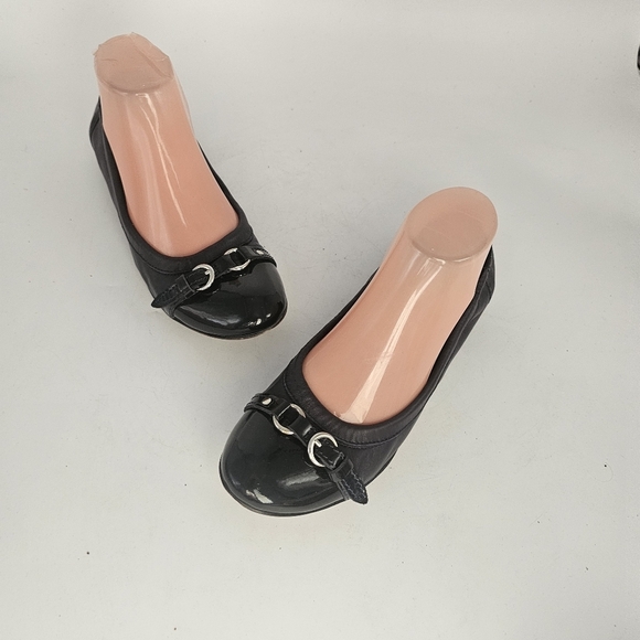 AGL Monika Cap Toe Ballet Flats – Size 38 (US 7.5) Black - Picture 6 of 10
